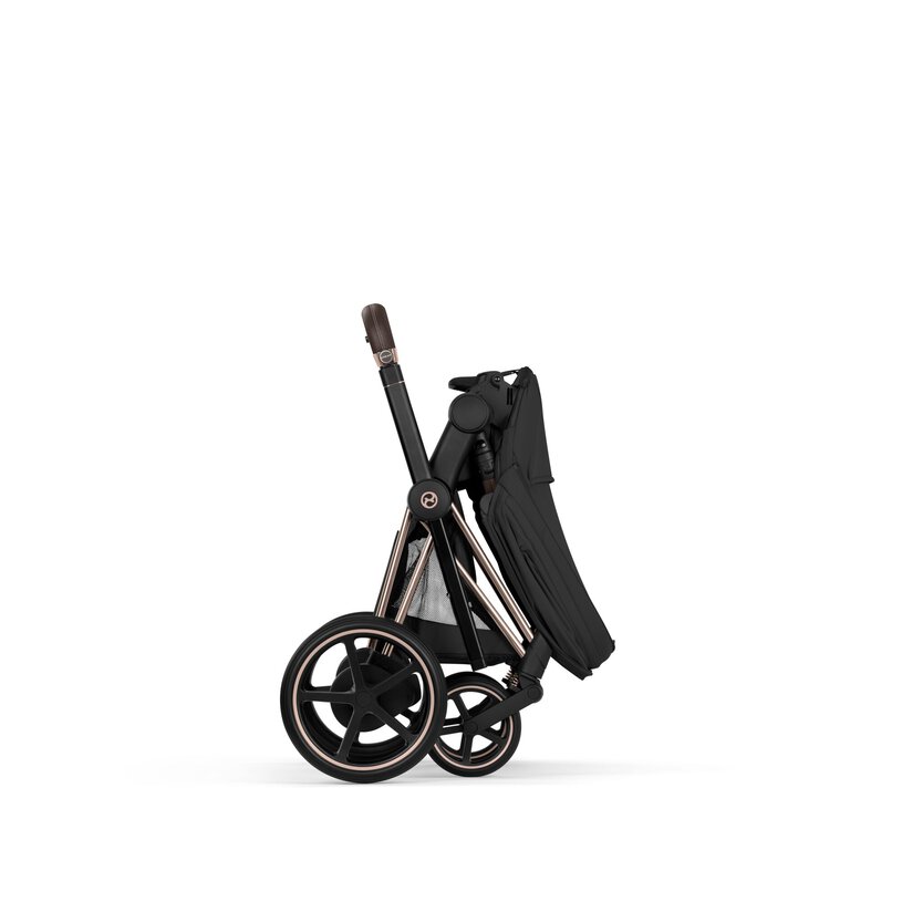 Cybex Platinum® Otroški voziček s zložljivo košaro 2v1 e-Priam™ Comfort Sepia Black | Rosegold Cybex Platinum