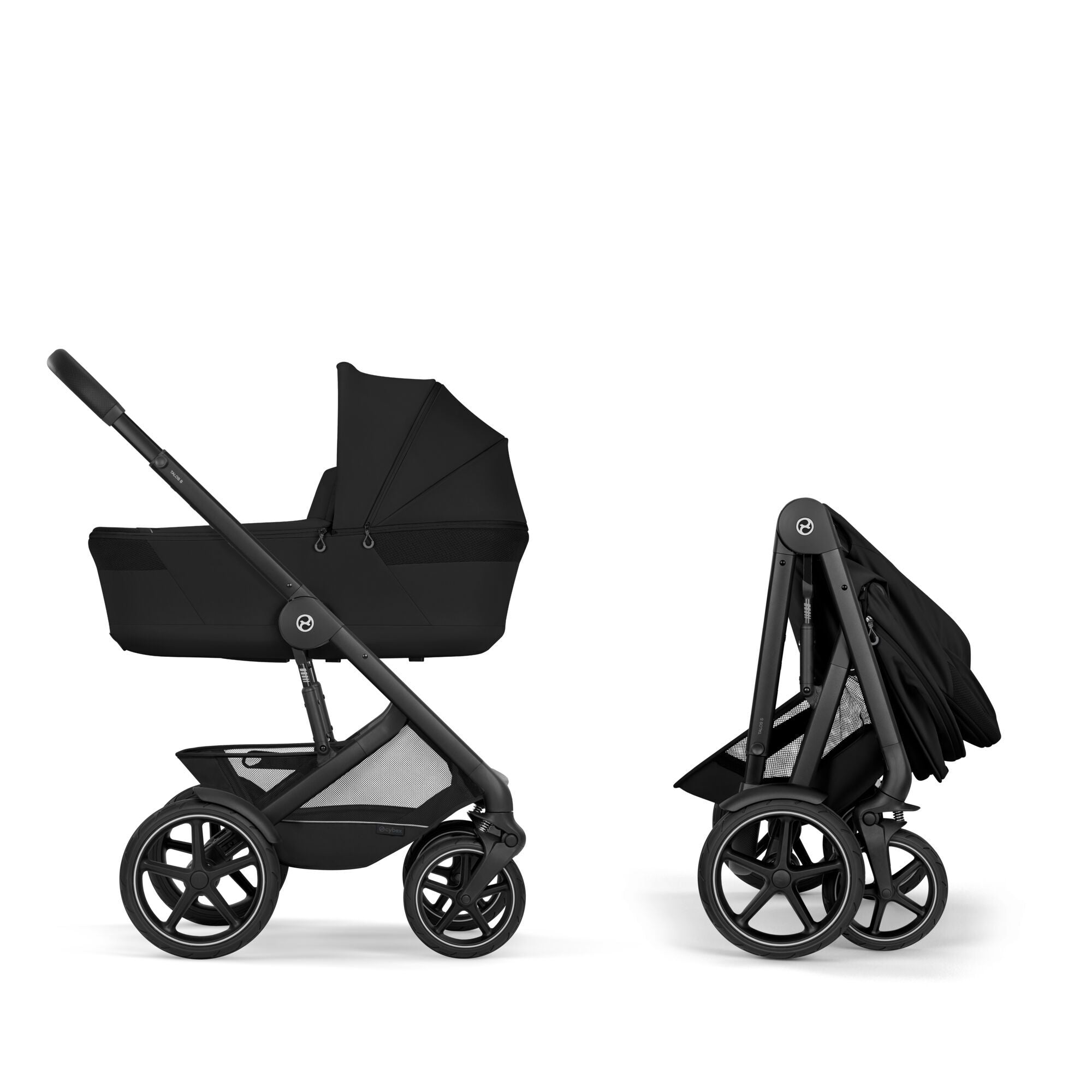 Cybex® Poussette enfant Talos™ S Lux Moon Black (Black Frame)