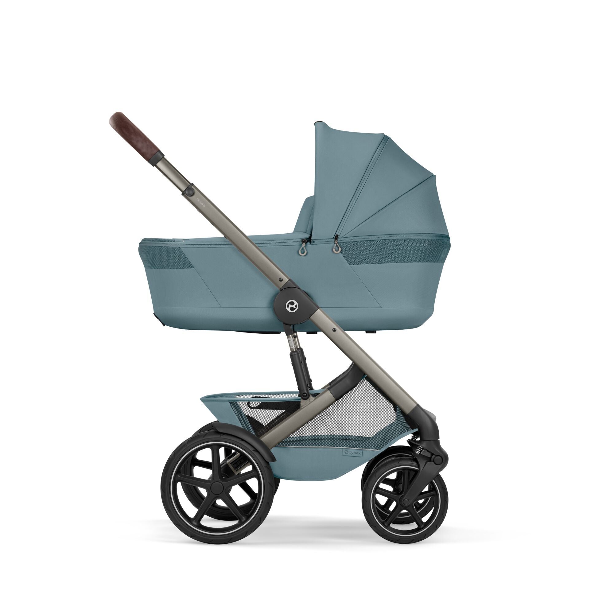 Cybex® Otroški voziček z zložljivo košaro 2v1 Talos™ S Lux Stormy Blue (ToupeFrame)