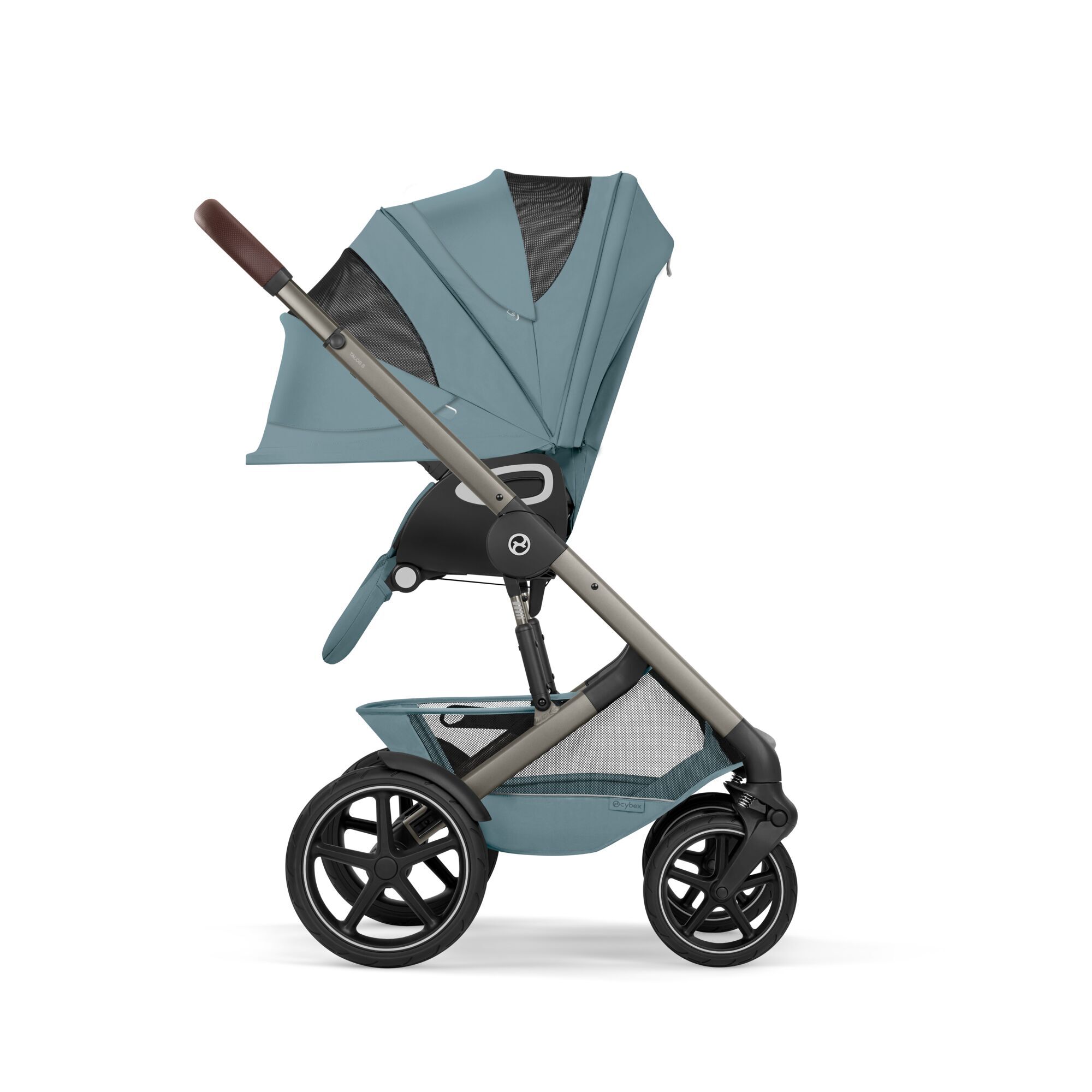 Cybex® Otroški voziček z zložljivo košaro 2v1 Talos™ S Lux Stormy Blue (ToupeFrame)