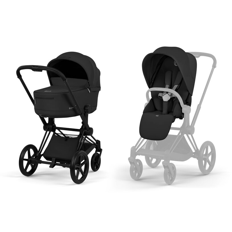 Cybex Platinum® Otroški voziček s zložljivo košaro 2v1 Priam™ Comfort Sepia Black | Matt Black Cybex Platinum