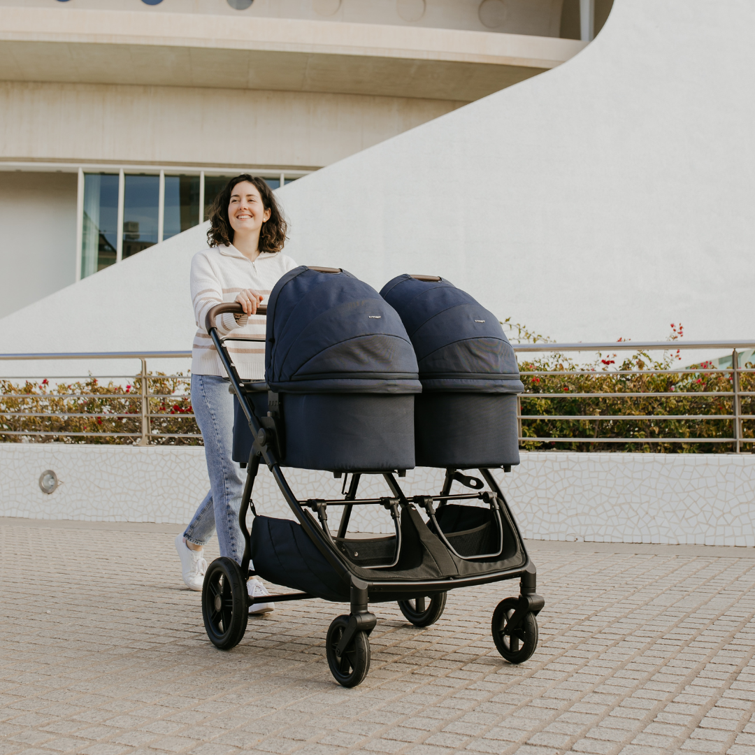 MAST® Otroški voziček TWIN X Volcanic Ash Mast