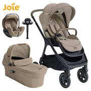 Joie® Otroški voziček 4v1 Finiti™ + i-Level™ Pro Signature Sandstone + IsoFix baza Encore