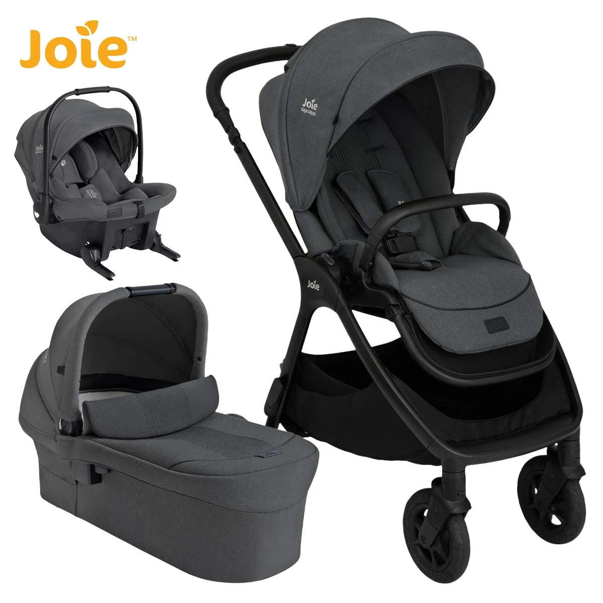 Joie® Otroški voziček 3v1 Finiti™ + Sprint™ Signature Ebony Joie