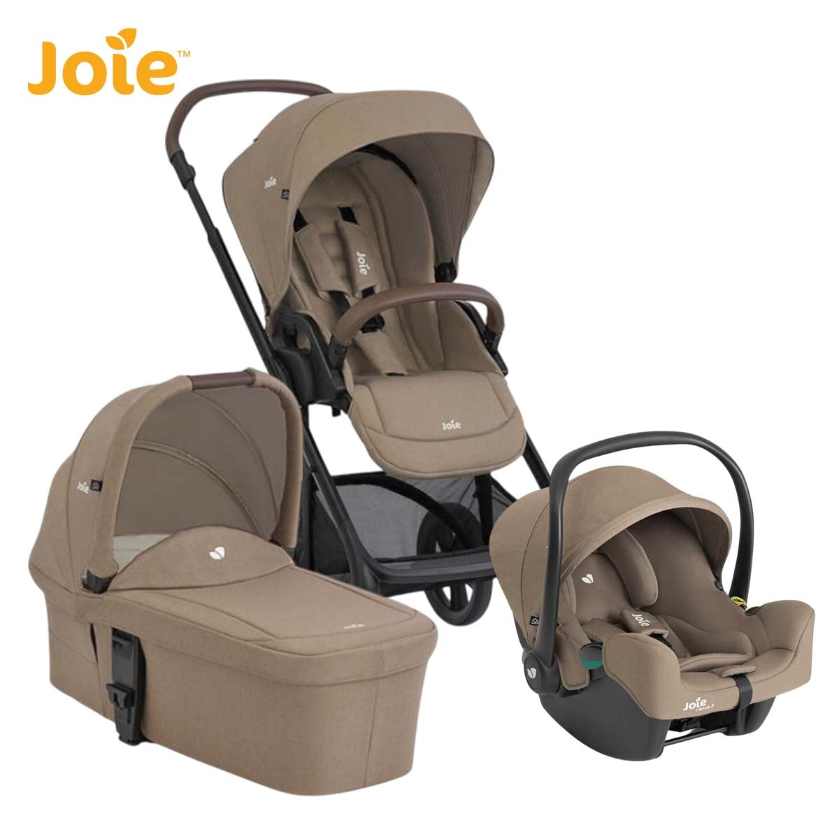Joie® Chrome™ 2 Trio Stroller Cashew