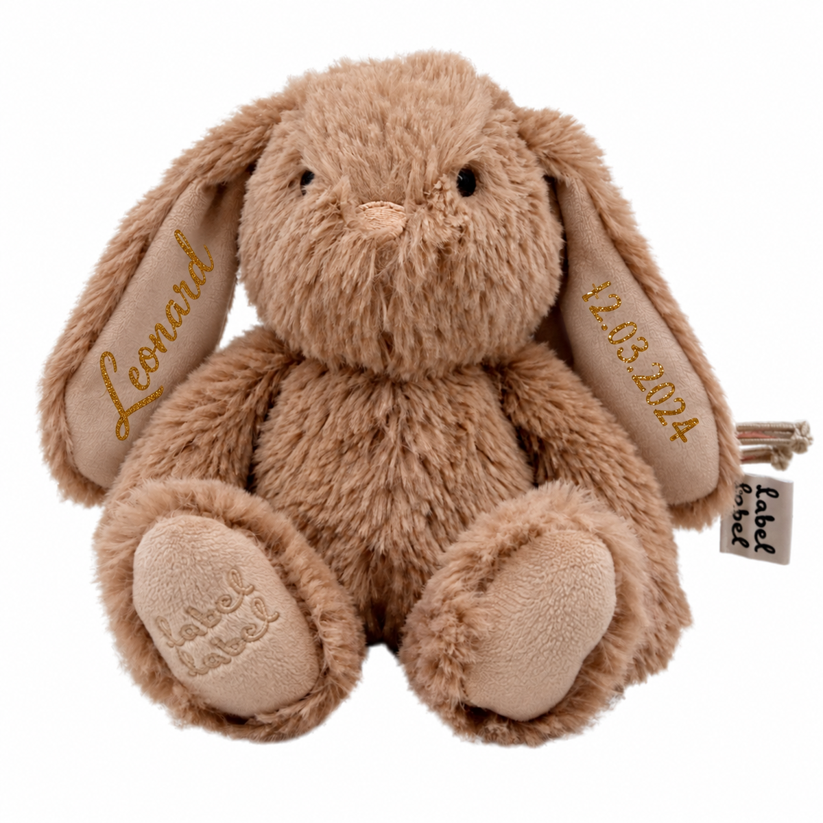 Label Label® Lapin en peluche Rosa S 15cm Nougat – slika 2