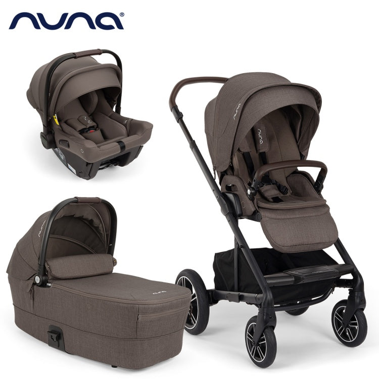 Nuna® Otroški voziček 3v1 Mixx™ Next + Pipa™ Urbn Chestnut Nuna