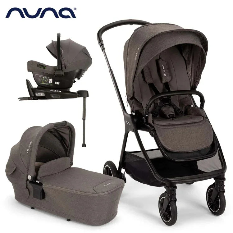 Nuna® Otroški voziček 4v1 Triv™ Next + Lytl™ + Pipa™ Next Thunder + Isofix baza Next Nuna