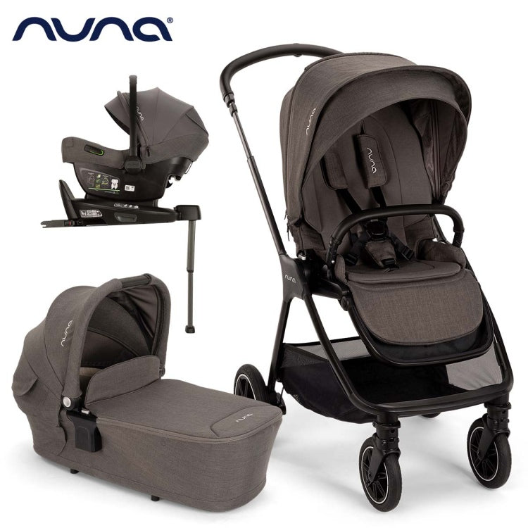Nuna® Otroški voziček 4v1 Triv™ Next + Lytl™ + Pipa™ Next Thunder + Isofix baza Next Nuna