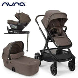 Nuna® Otroški voziček 4v1 Demi™ Next z rolko + Pipa™ Next Chestnut + Isofix baza Next