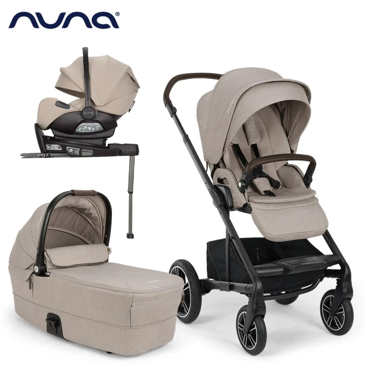 Nuna® Otroški voziček 4v1 Mixx™ Next + Arra™ Flex Chateau + Isofix baza Next Nuna