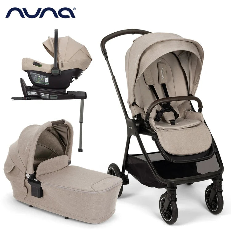 Nuna® Otroški voziček 4v1 Triv™ Next + Lytl™ + Pipa™ Next Chateau + Isofix baza Next Nuna
