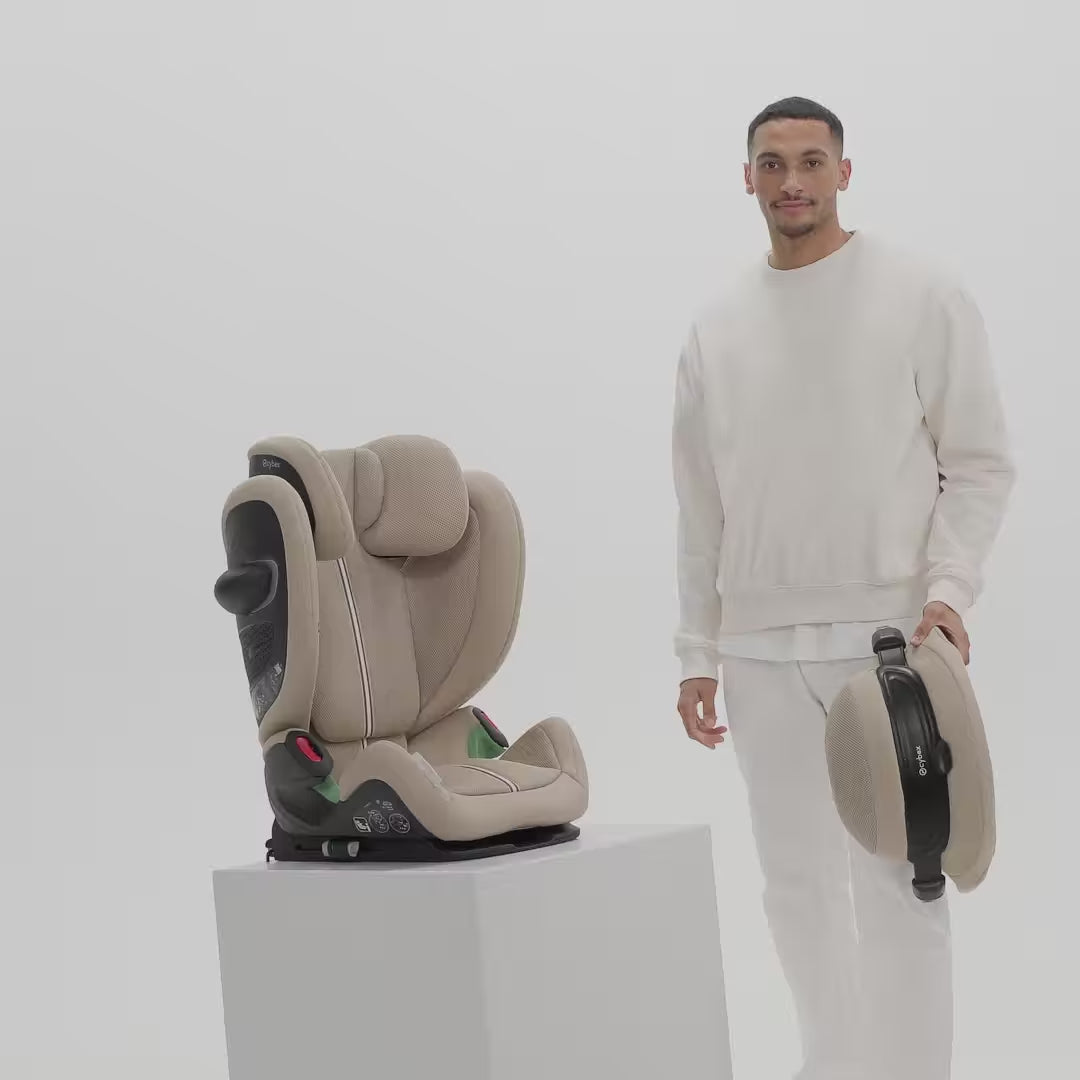 Učitaj video: Cybex® Autosjedalica Pallas G3 i-Size (76-150cm) PLUS Stormy Blue