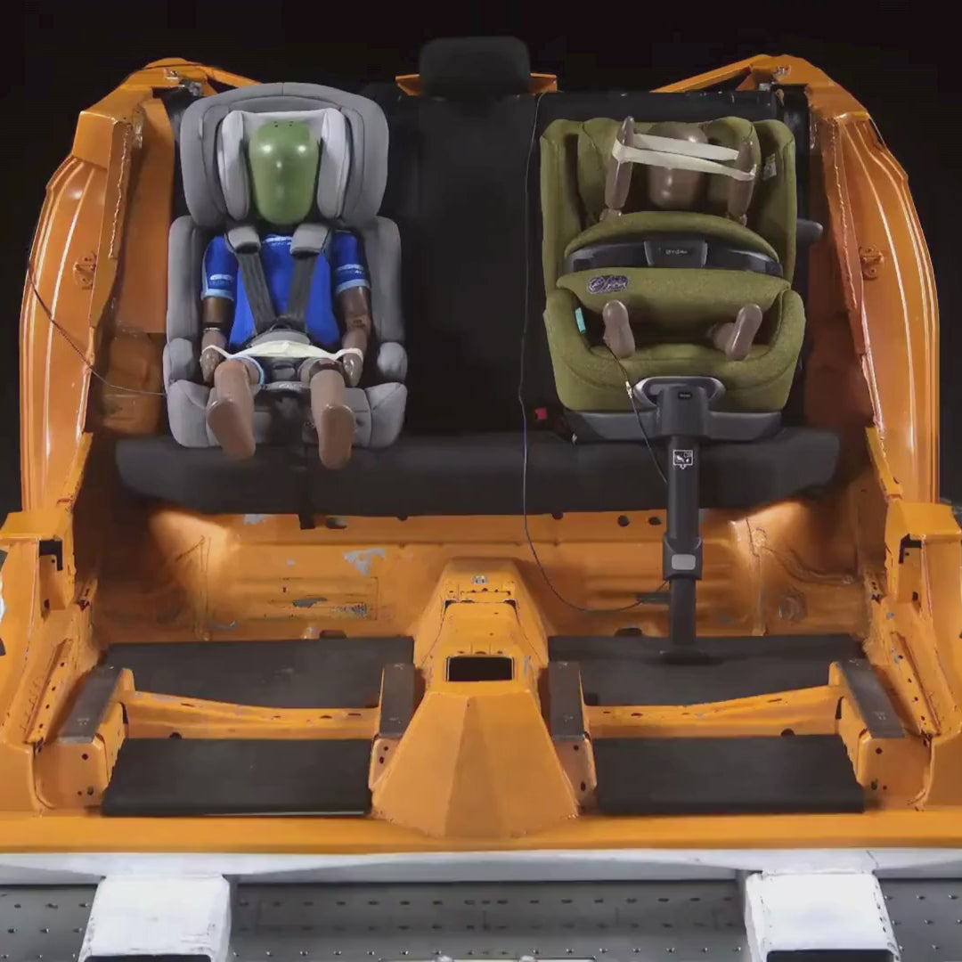 Load video: Cybex Platinum® Car Seat Anoris T2 i-Size (76 - 125 cm) Nautical Blue (Plus)