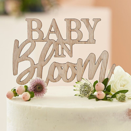 Slika Ginger Ray® Lesen okrasni napis za torto Baby in Bloom
