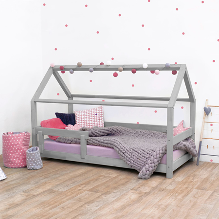 Benlemi® Otroška postelja Tery 200x90 Grey