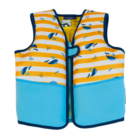 Slika Swim Essentials® Jopič za učenje plavanja Yellow Whale (15-18 kg)