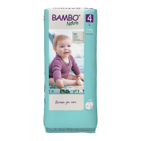 Slika Bambo Nature® Plenice Maxi Velikost 4 (7-14 kg) 48 kos