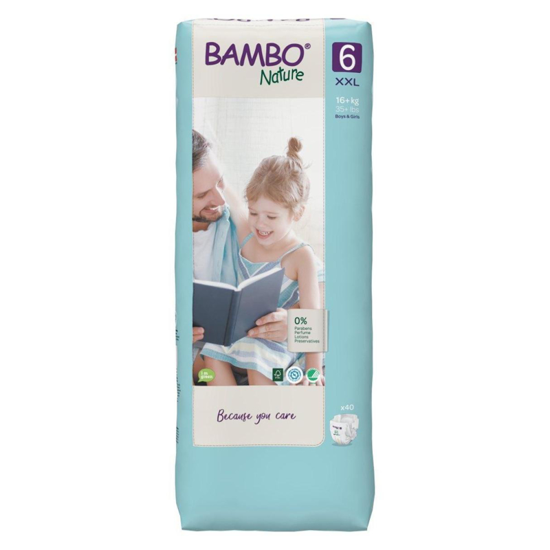 Bambo Nature® Plenice XXL Velikost 6 (16+ kg) 40 kos