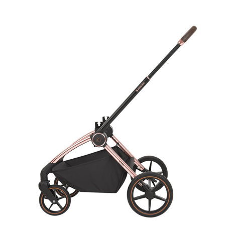 KikkaBoo® Otroški voziček s košaro 2v1 Kara Black