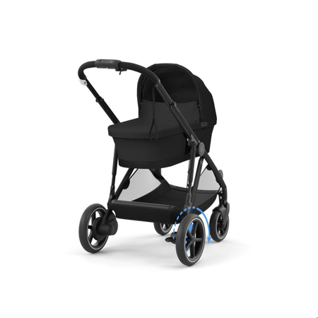 Cybex® Otroški voziček e-Gazelle™ S Moon Black (Black Frame)